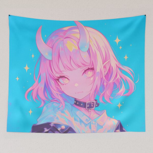 Item preview, Kawaii Demon Girl designed and sold by CursedbyLilith.