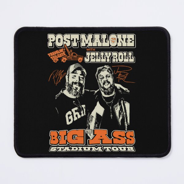 Item preview, Post Malone Jelly Roll Concert Tour Album Cover designed and sold by BreannaSouther.