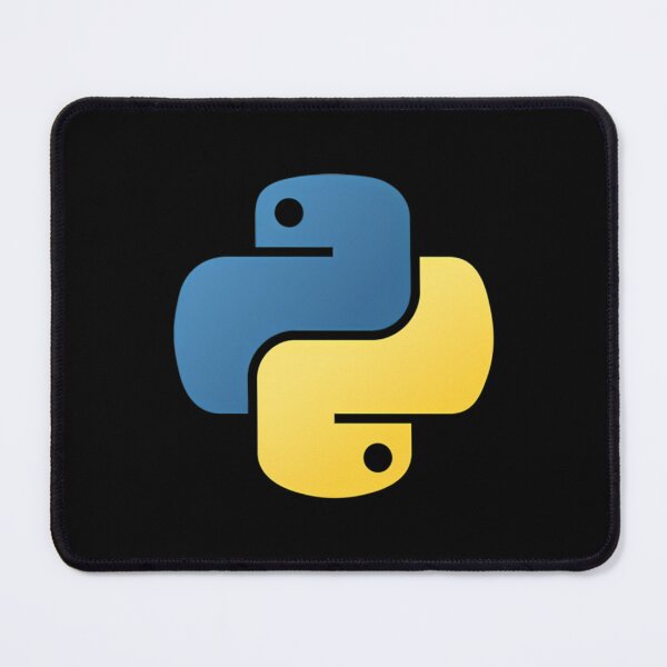 Item preview, Official Python Logo Black designed and sold by DAVIS-yby.