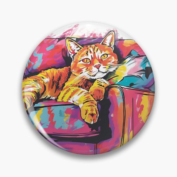 Artikelvorschau, Entspannte Katze entworfen und verkauft von Tracey Unthank.
