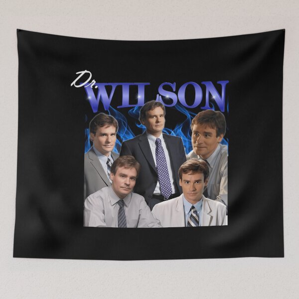 Item preview, Dr Wilson House Md Blue Flames designed and sold by DAVIS-yby.