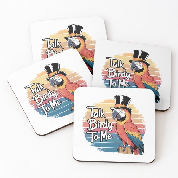 Item preview, Talking Parrot – Retro Playful Tropical Animal Funny Design designed and sold by Taans-Creation.
