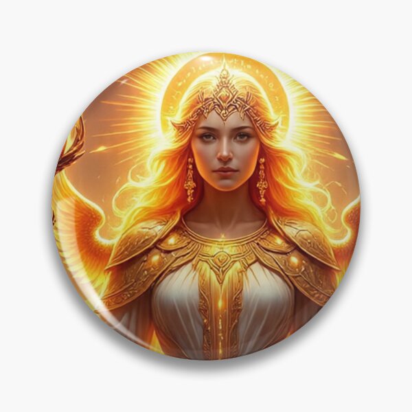 Item preview, Sun Goddess – Fiery Celestial Queen of Fire and Earth designed and sold by MissSaylor.
