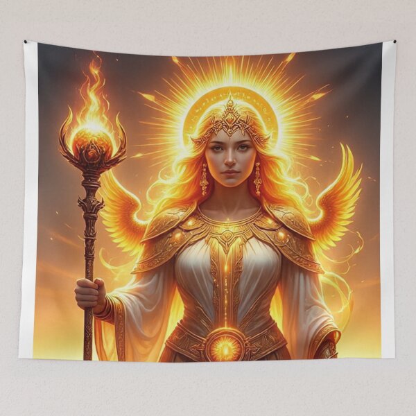 Item preview, Sun Goddess – Fiery Celestial Queen of Fire and Earth designed and sold by MissSaylor.