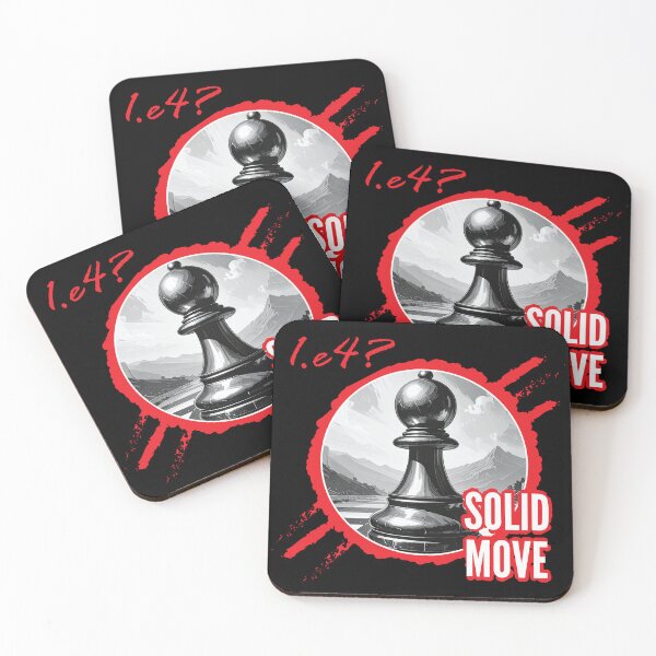 Item preview, Chess Opening 1.e4 – Solid Move Pawn Design for Chess Players designed and sold by bubuknows.