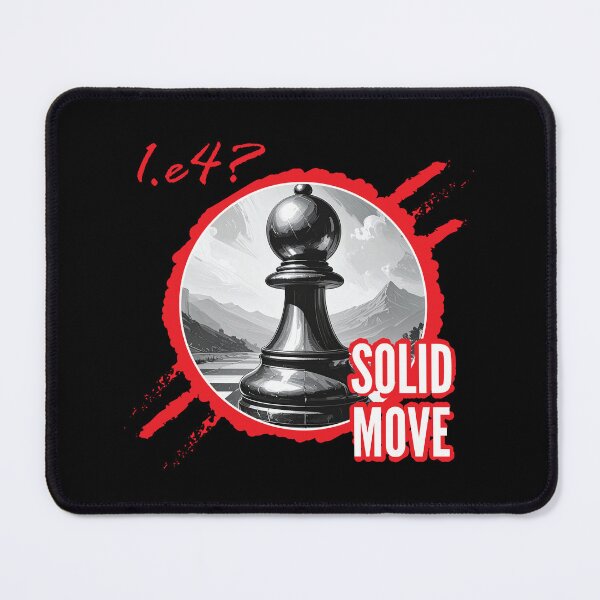 Item preview, Chess Opening 1.e4 – Solid Move Pawn Design for Chess Players designed and sold by bubuknows.