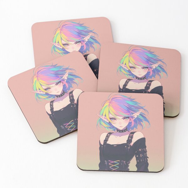 Item preview, goth rainbow girl designed and sold by CursedbyLilith.