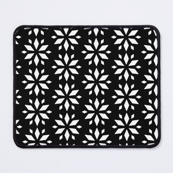 Item preview, Minimalist Snowflake Design (White - Small) – Geometric Winter Holiday Art  designed and sold by TummysEmporium.