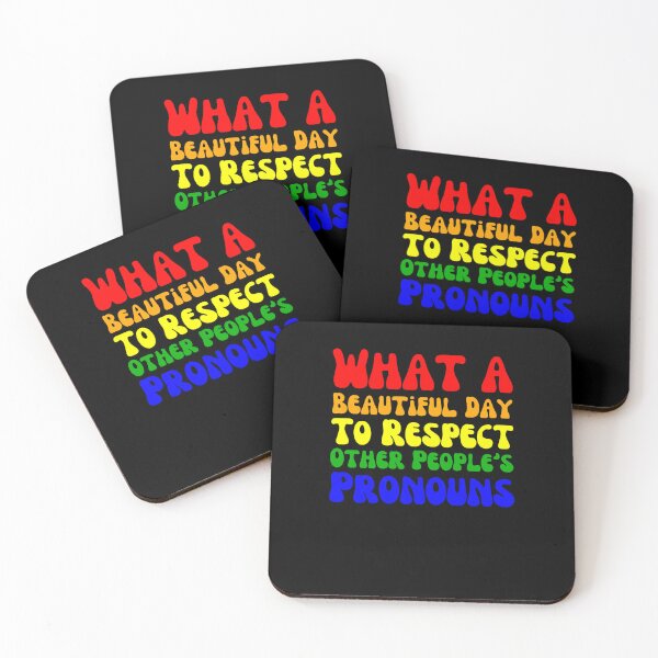 Item preview, What a beautiful day to respect other peoples pronouns trans designed and sold by snowry.