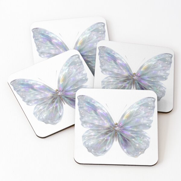 Item preview, Iridescent Butterfly – Shimmering Pastel Fantasy Art designed and sold by Melody Splash.