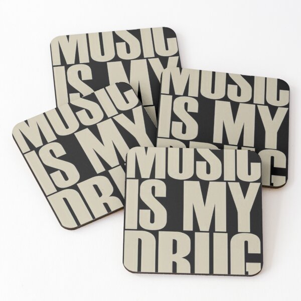 Item preview, Music Is My Drug – Bold Typography Design for Music Lovers designed and sold by karlosws.