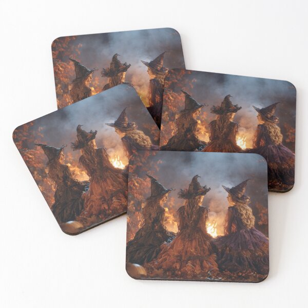 Item preview, Witches' Autumn Gathering by Bonfire designed and sold by WhimsyWink.