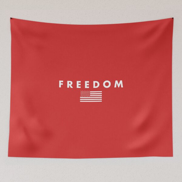 Item preview, Freedom Charlie Kirk USA Flag In October We Wear Red, October 14th designed and sold by Elenafatulla.
