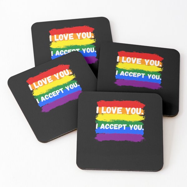 Item preview, I love you I accept you LGBTQ Gay Pride Pride month parade designed and sold by snowry.