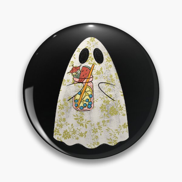 Item preview, Ghost August With Cool Summer Drink With Black Background  designed and sold by missmann.