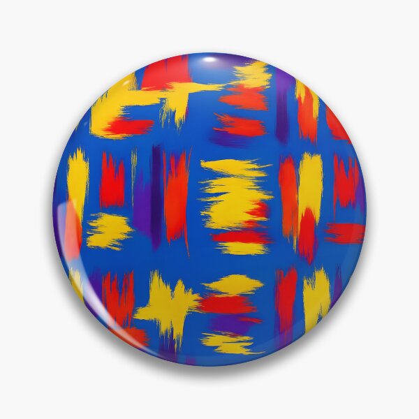 Item preview, Vibrant Graffiti-Style Abstract Wall Art - Colorful Brushstrokes in Blue, Red, and Yellow designed and sold by FestivityFinds.