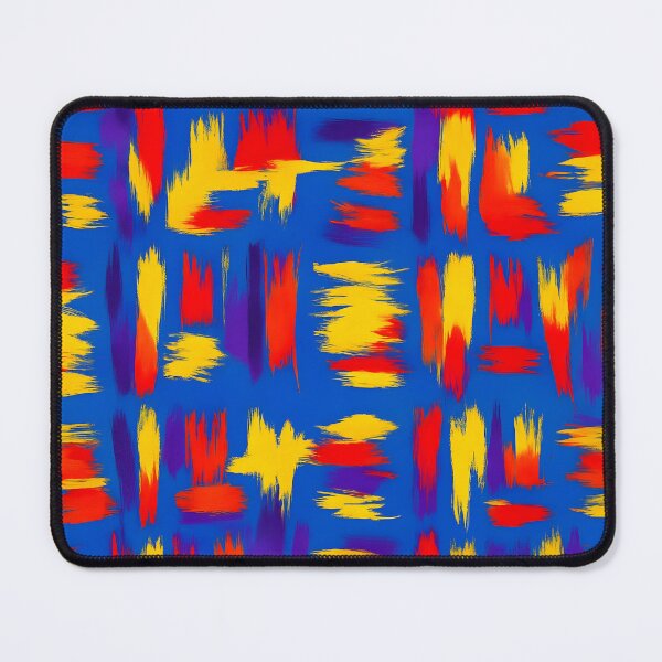 Item preview, Vibrant Graffiti-Style Abstract Wall Art - Colorful Brushstrokes in Blue, Red, and Yellow designed and sold by FestivityFinds.
