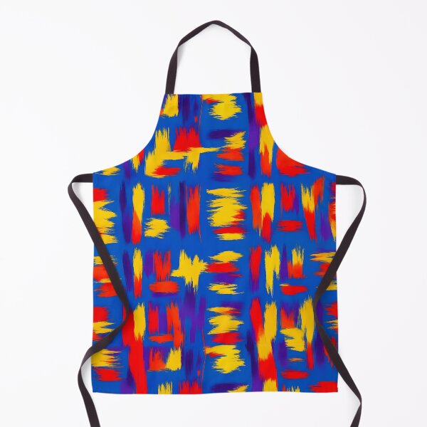 Item preview, Vibrant Graffiti-Style Abstract Wall Art - Colorful Brushstrokes in Blue, Red, and Yellow designed and sold by FestivityFinds.