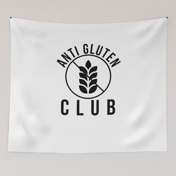 Item preview, Anti Gluten Club celiac disease support humor Coeliac humor designed and sold by snowry.