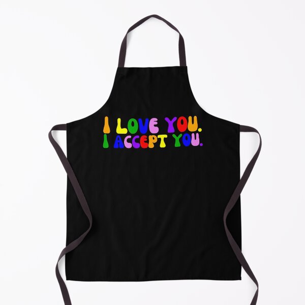 Item preview, I love you I accept you LGBTQ Gay Pride Trans pride rainbow designed and sold by snowry.