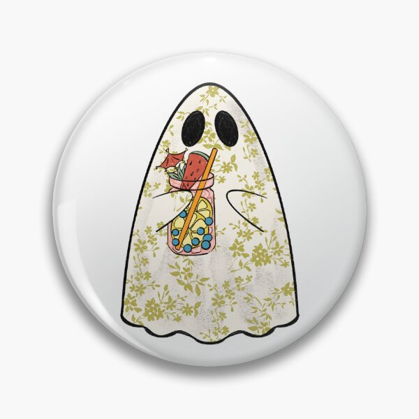 Item preview, Ghost August With Cool Summer Drink With white Background  designed and sold by missmann.