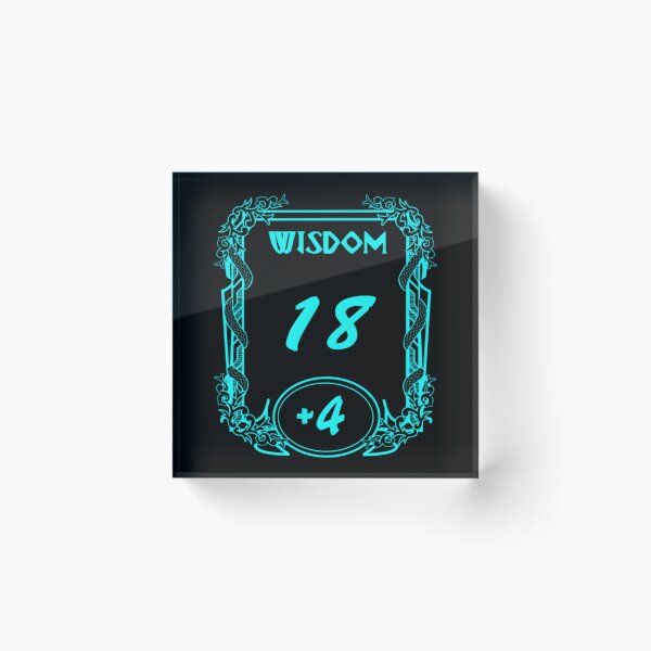Item preview, Wisdom Stat designed and sold by blazekwitheez.
