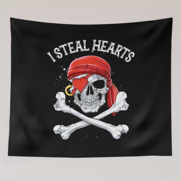 Item preview, I Steal He Day Pirate Skull designed and sold by aqnkkalw83.