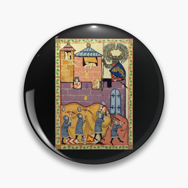 Item preview, Dropping Rocks, 14th Century Codex Manesse designed and sold by Cat Lady Designs.