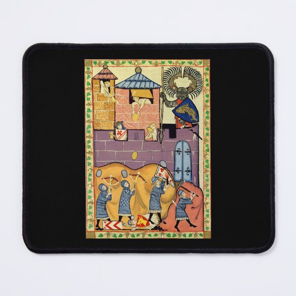 Item preview, Dropping Rocks, 14th Century Codex Manesse designed and sold by Cat Lady Designs.