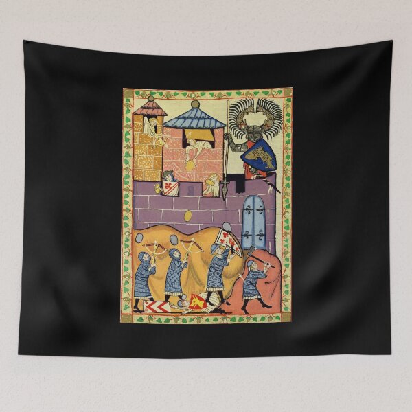 Item preview, Dropping Rocks, 14th Century Codex Manesse designed and sold by Cat Lady Designs.