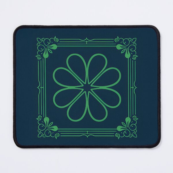 Item preview, Elegant Four-Leaf Shamrock Monoline Pattern Graphic T-Shirt - Green Shamrock Design on Dark Blue Background designed and sold by FestivityFinds.