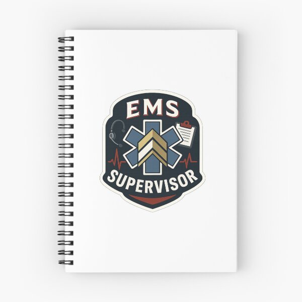 Item preview, EMS Supervisor Sticker Design designed and sold by TeeCraftTeeCo.
