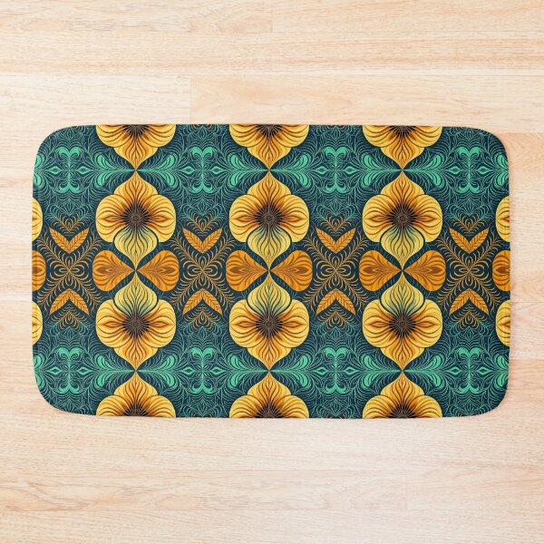 Item preview, Colorful, Flowers & Leaves, Abstract Artistic Stylize, Symmetrical Repeated Texture Pattern (image size 8320x12480) designed and sold by Digital-Davinci.