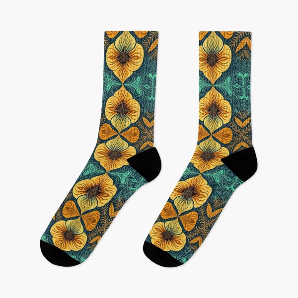Item preview, Colorful, Flowers & Leaves, Abstract Artistic Stylize, Symmetrical Repeated Texture Pattern (image size 8320x12480) designed and sold by Digital-Davinci.