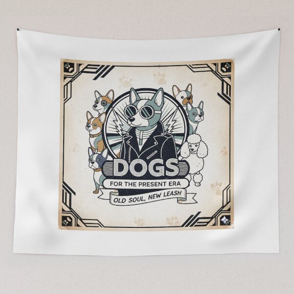 Item preview, Vintage-style dogs designed and sold by Red White & WG.