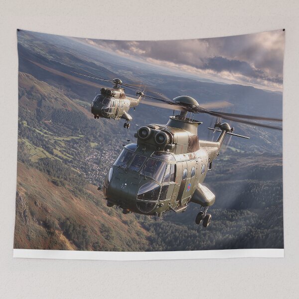 Item preview, Hovering Above the Heather designed and sold by Skyframe Aviation.