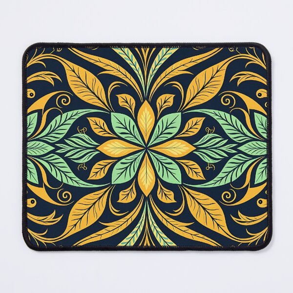 Item preview, Colorful, Flowers & Leaves, Abstract Artistic Stylize, Symmetrical Repeated Texture Pattern (image size 8320x12480) designed and sold by Digital-Davinci.