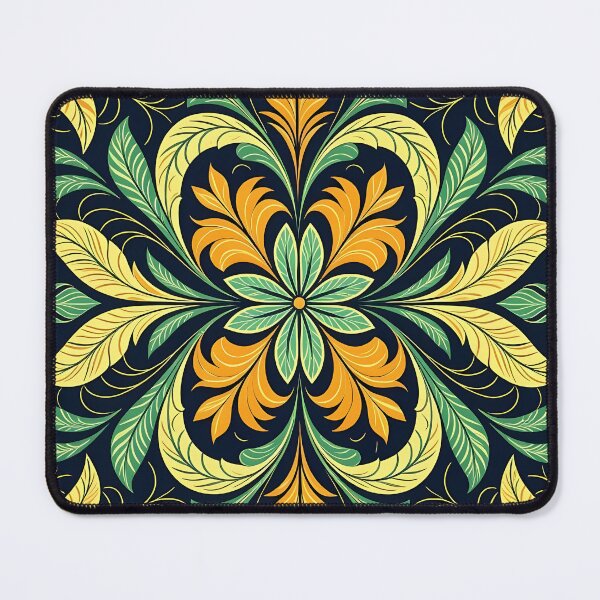 Item preview, Colorful, Flowers & Leaves, Abstract Artistic Stylize, Symmetrical Repeated Texture Pattern (image size 8320x12480) designed and sold by Digital-Davinci.