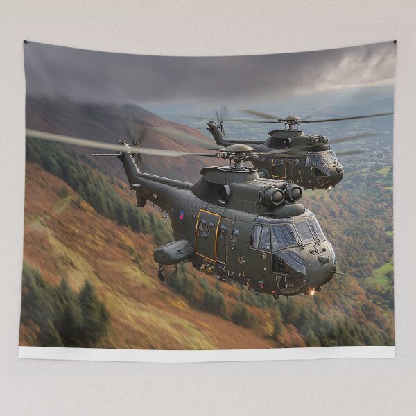 Item preview, British Pumas in Flight designed and sold by Skyframe Aviation.