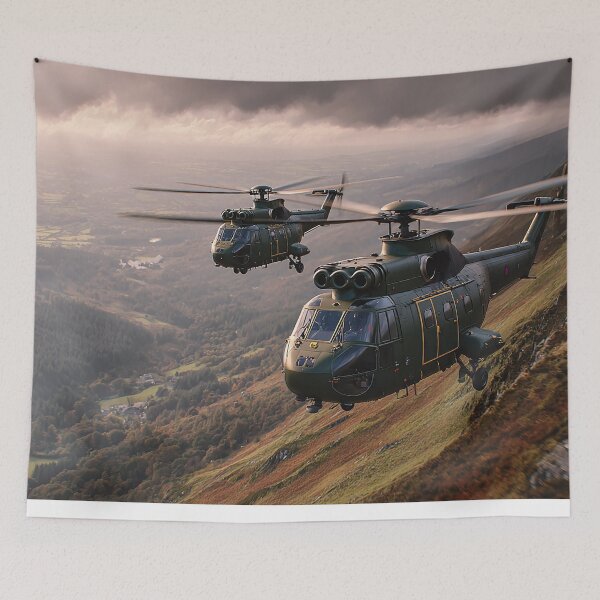 Item preview, Rotors Over the Ridge designed and sold by Skyframe Aviation.