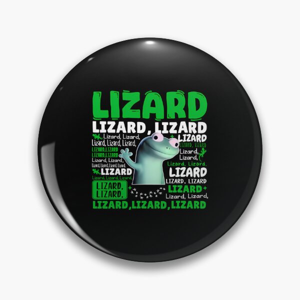 Item preview, Lizard Lizard Lizard Meme Titok Viral Meme Lizard Lizard Button Meme designed and sold by KARELI-vtds.