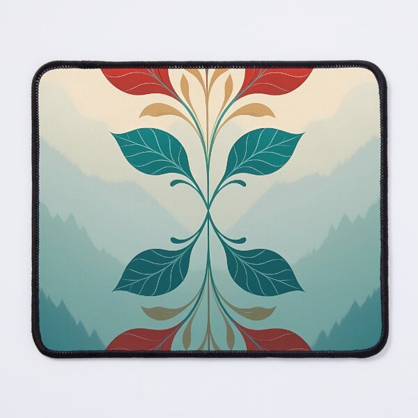 Item preview, Colorful, Flowers & Leaves, Abstract Artistic Stylize, Symmetrical Repeated Texture Pattern (image size 8320x12480) designed and sold by Digital-Davinci.