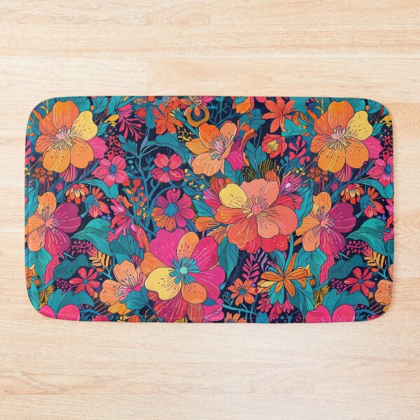 Item preview, Vibrant Colorful Floral Pattern With Bold Petals designed and sold by CoolPixels.