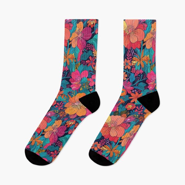 Item preview, Vibrant Colorful Floral Pattern With Bold Petals designed and sold by CoolPixels.