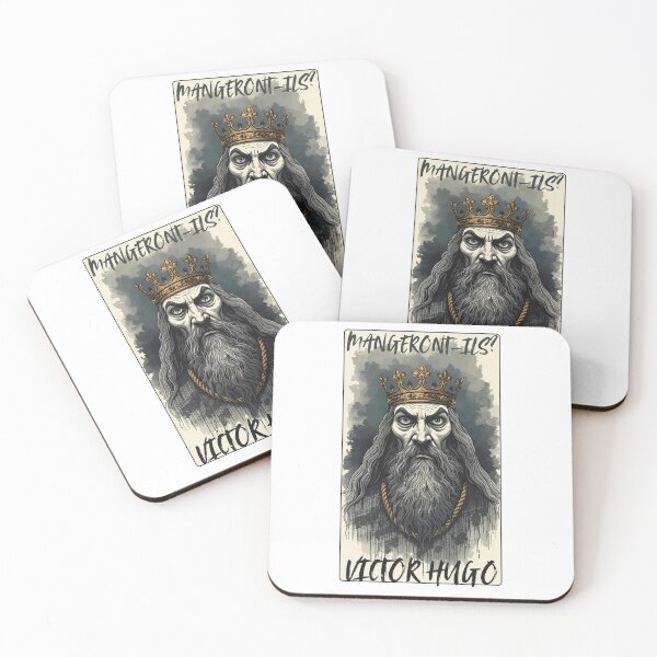 Item preview, "Mangeront-ils?" Victor Hugo designed and sold by Filologica.
