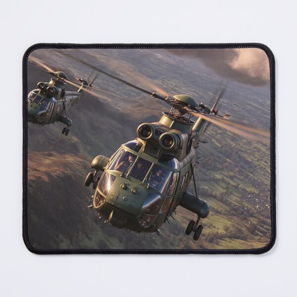 Item preview, Helicopters Above the Uplands designed and sold by Skyframe Aviation.
