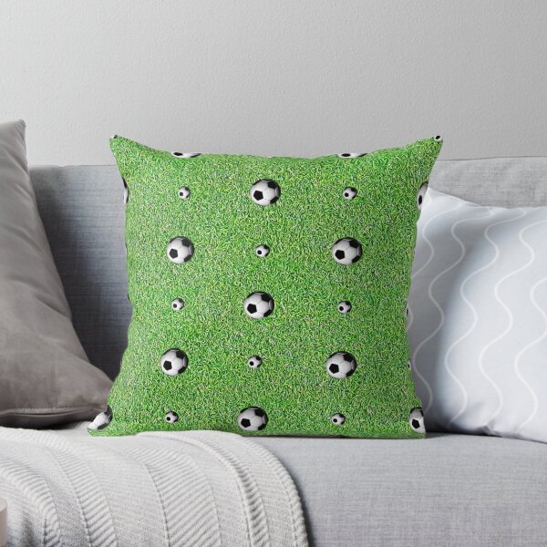 Soccer-football-football Throw Pillow