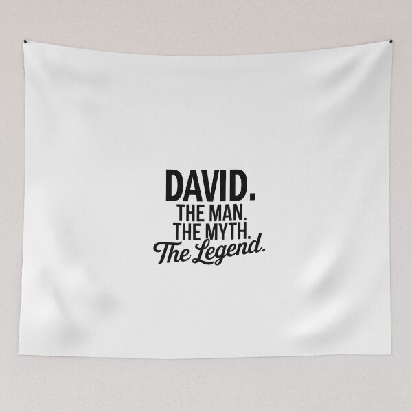 Item preview, David Name David The Man The Myth The legend designed and sold by Watsonarts.