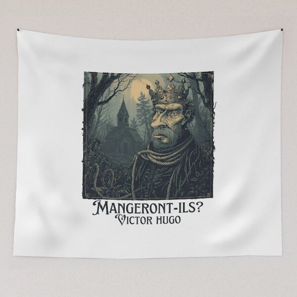 Item preview, Citation du "Mangeront-ils?" Victor Hugo designed and sold by Filologica.