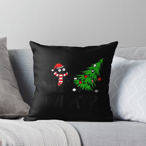 Item preview, Black Cat Pushing Tree Over Cat W designed and sold by neyvrvdpez49.